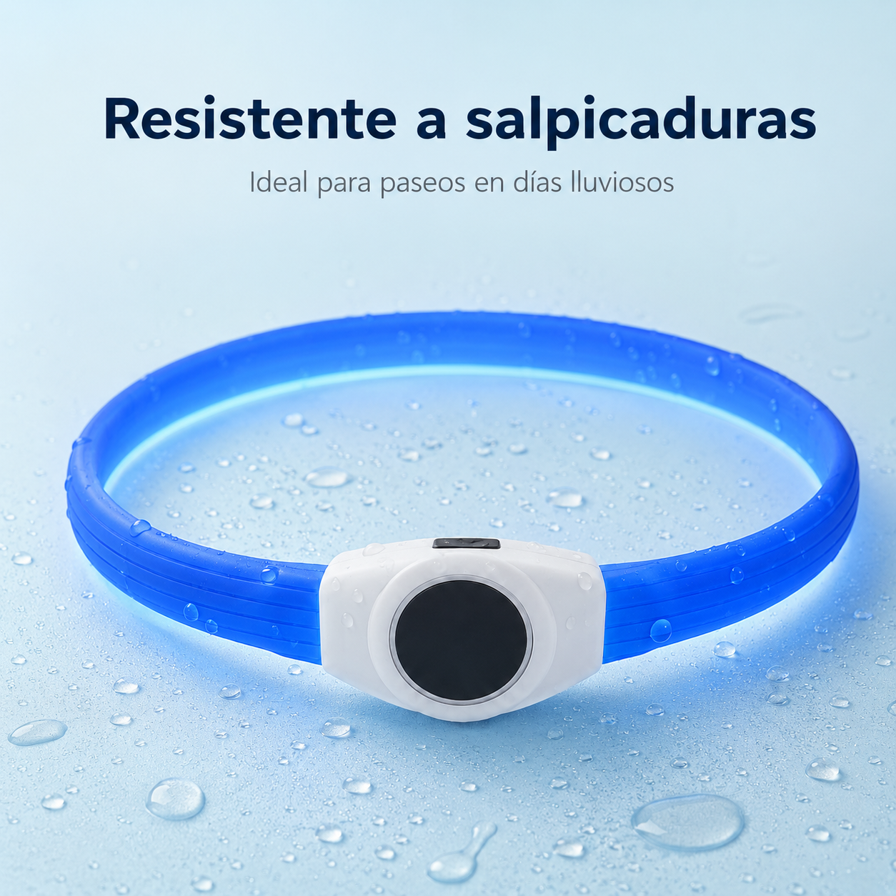 Collar de luz LED para perro